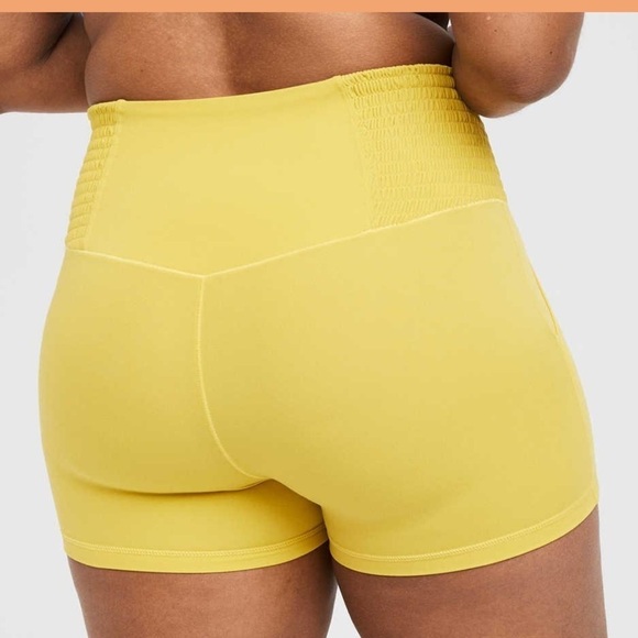 Aerie offline nwt real me shortie yellow bike short - Picture 2 of 16